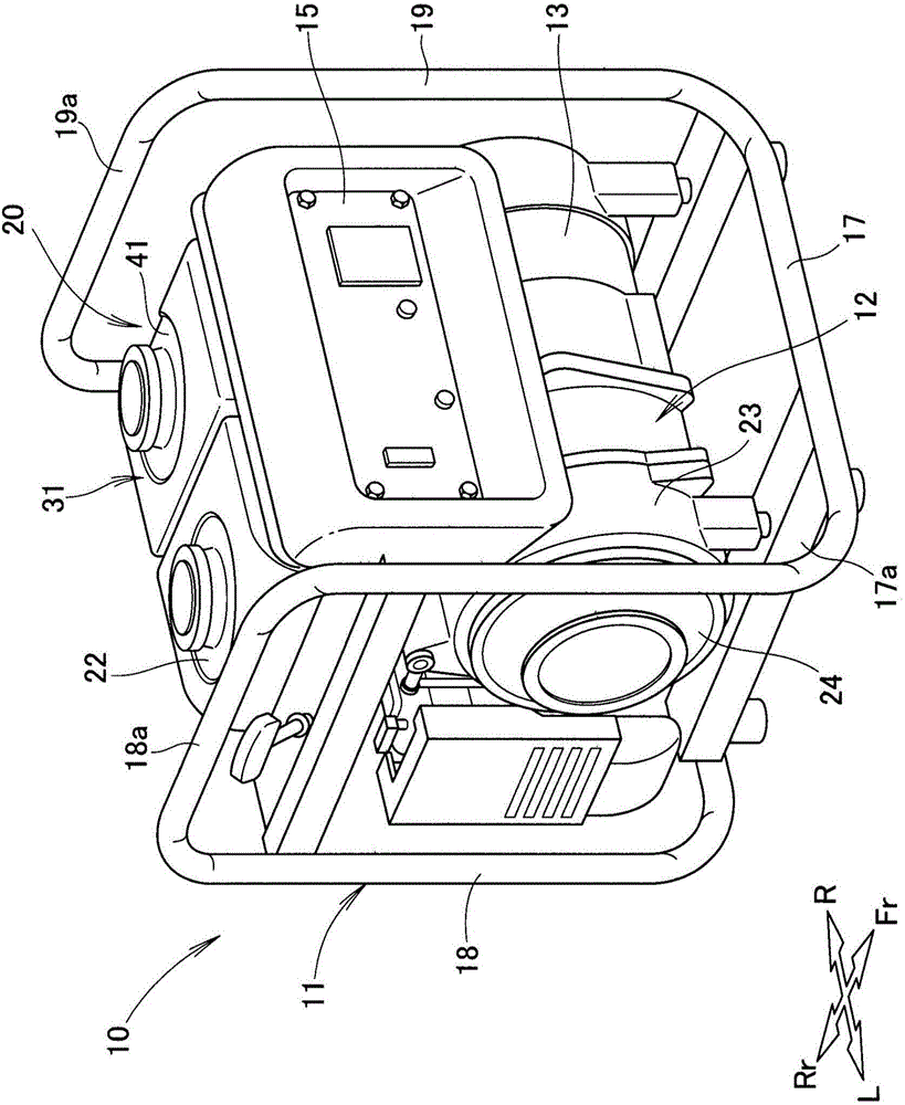 engine driven work machine