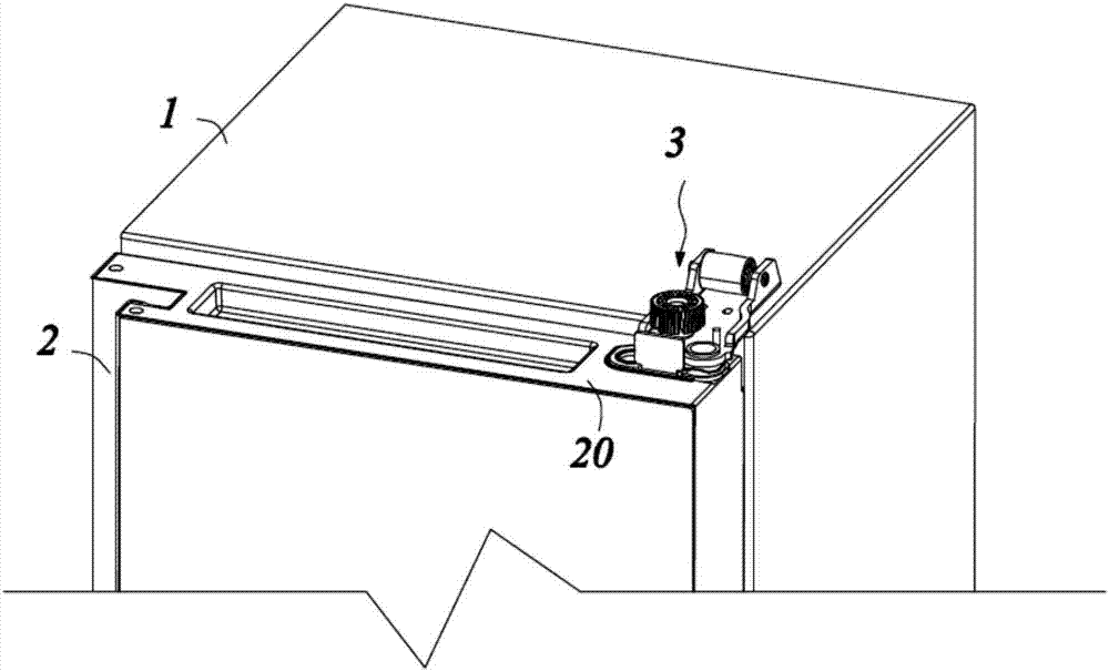 Hinge module for refrigerator and refrigerator with same