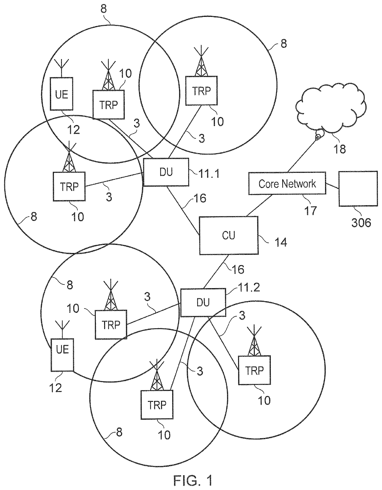 Estimate of a location of the terminal devices