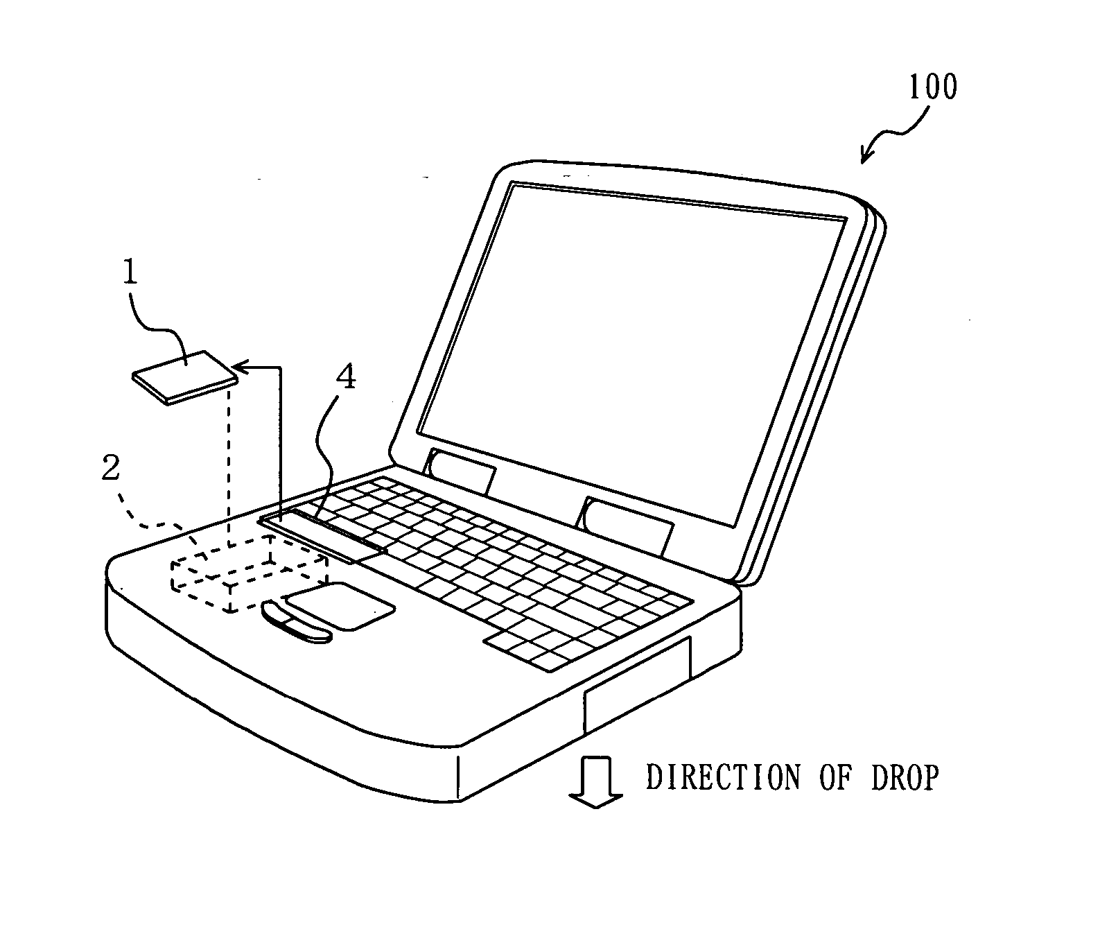 Shock protection apparatus for hard disk drive