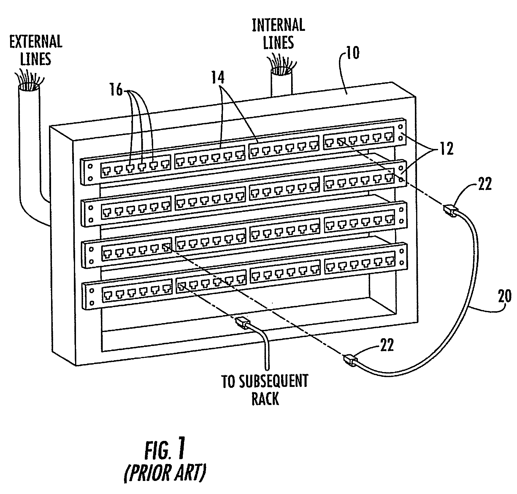 Telecommunications patching system that utilizes RFID tags to detect and identify patch cord interconnections