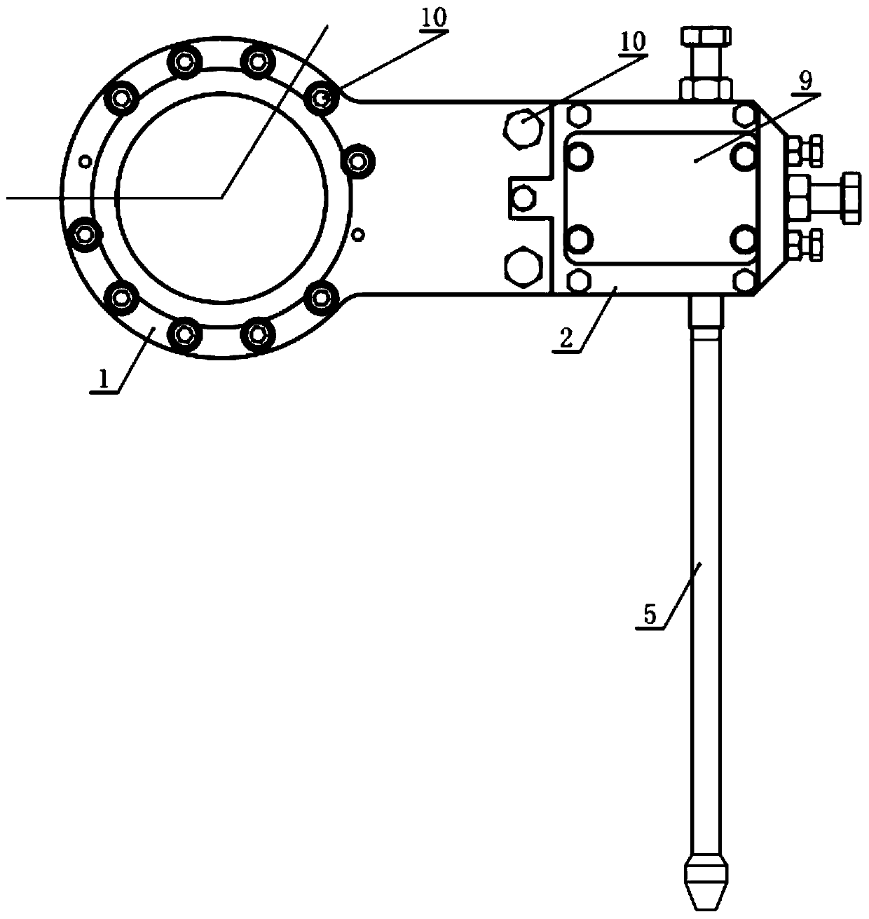 Spraying robot door opener