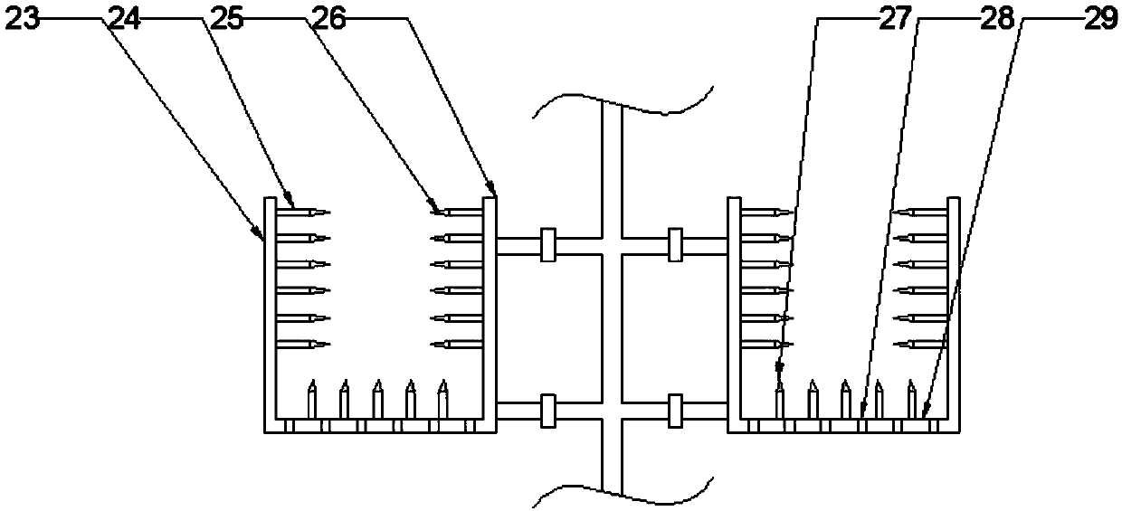 Medical facility cleaning and disinfection device and disinfection method