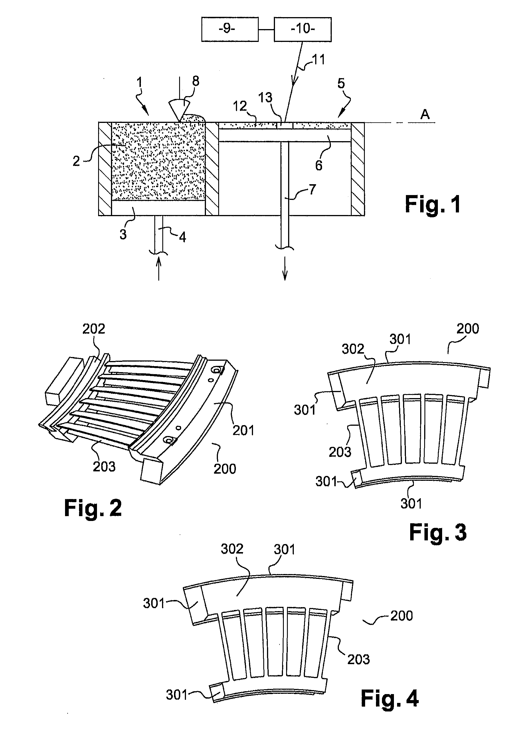 Method for producing a metal part for an aircraft turbo-engine
