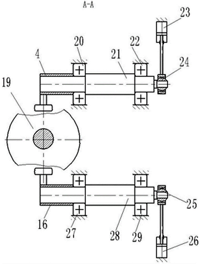 High-speed testing machine for dual cylindrical cam joint bearings with four oscillating followers