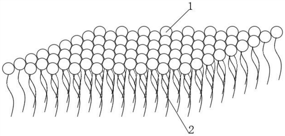 A kind of impermeability repair method of partially damaged asphalt pavement