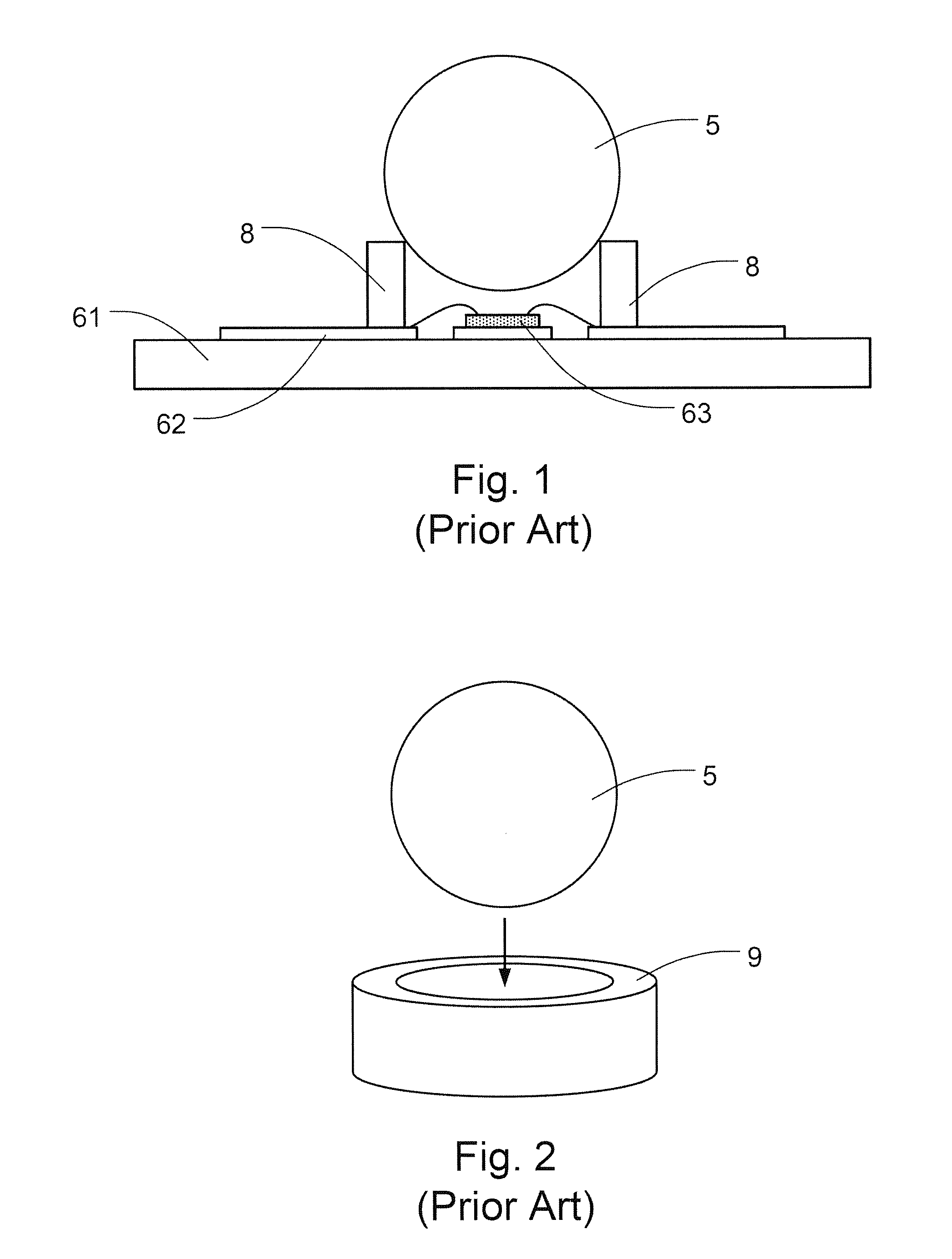 Fixing apparatus for ball lens