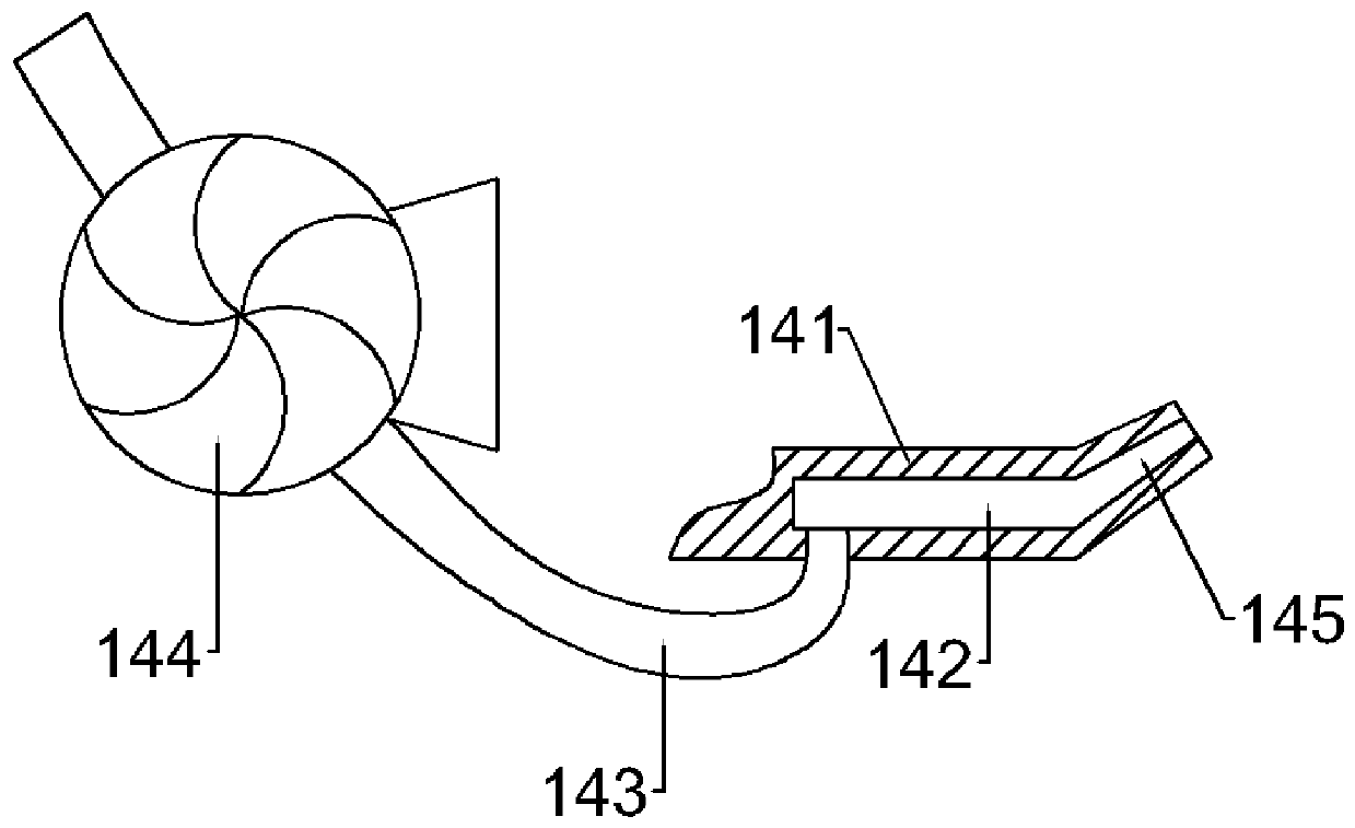 A circuit board cutting equipment based on dust absorption principle