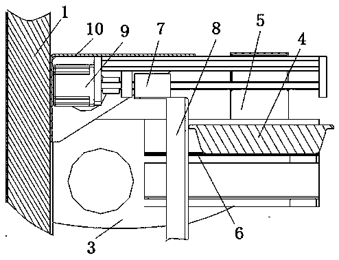 Box type article door and window storage and conveying method and device