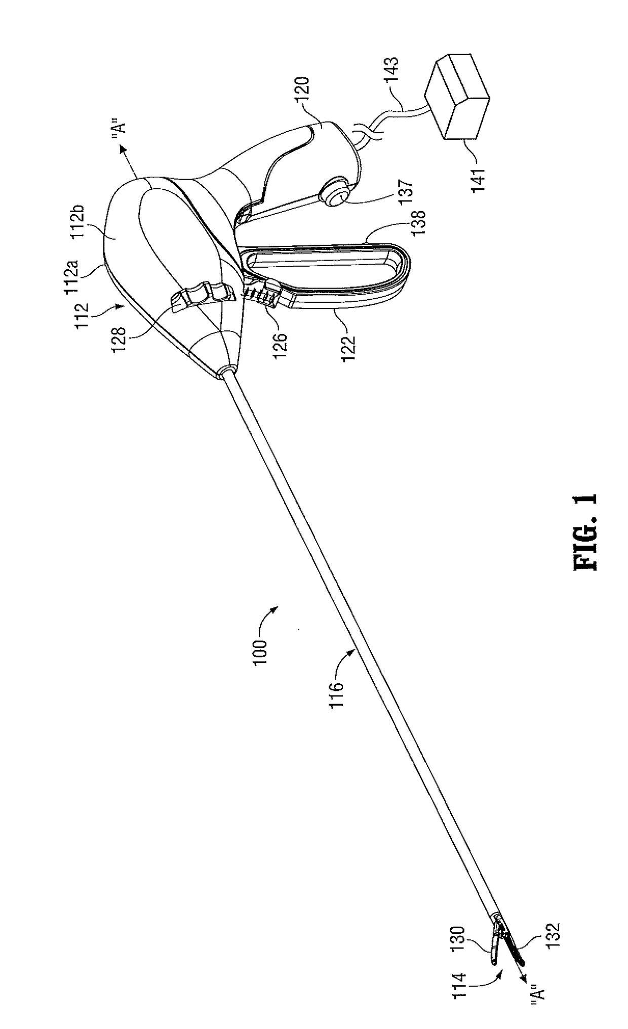 Surgical instrument with system and method for springing open jaw members