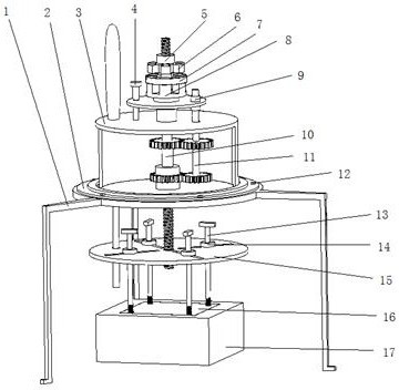 A casting machine with two speeds