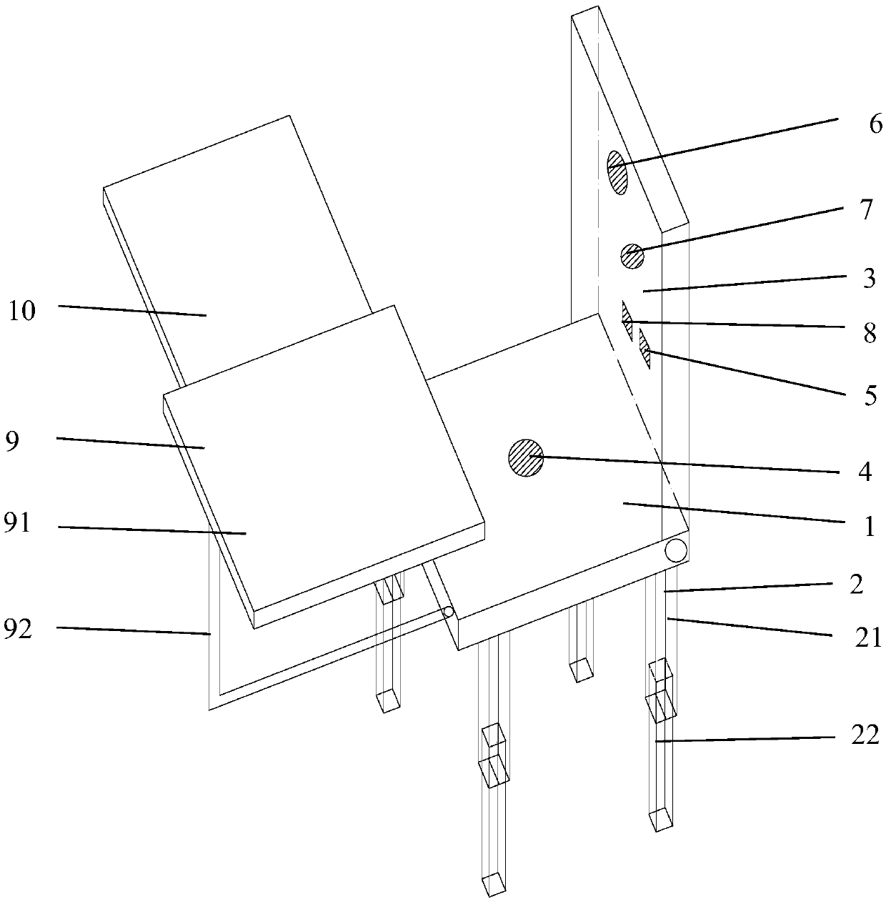 Multifunctional study chair