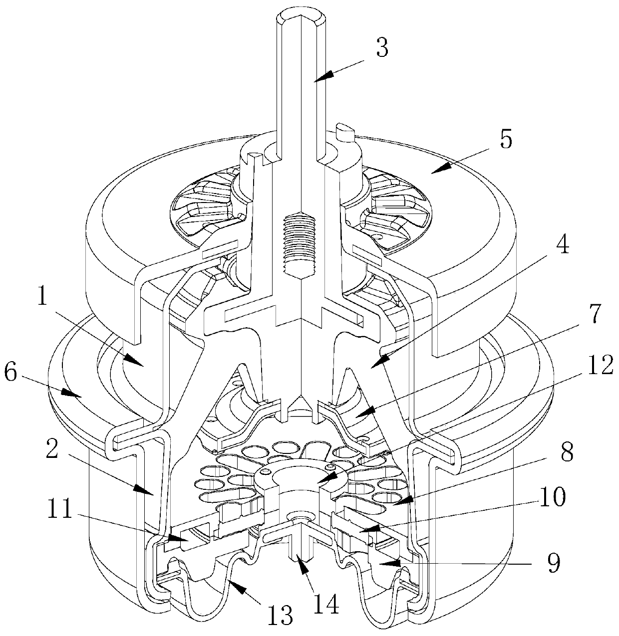 Hydraulic suspension, vehicle hydraulic suspension system and control method thereof