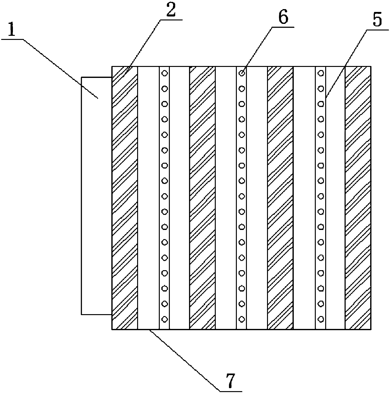 High-performance plastic wooden plate