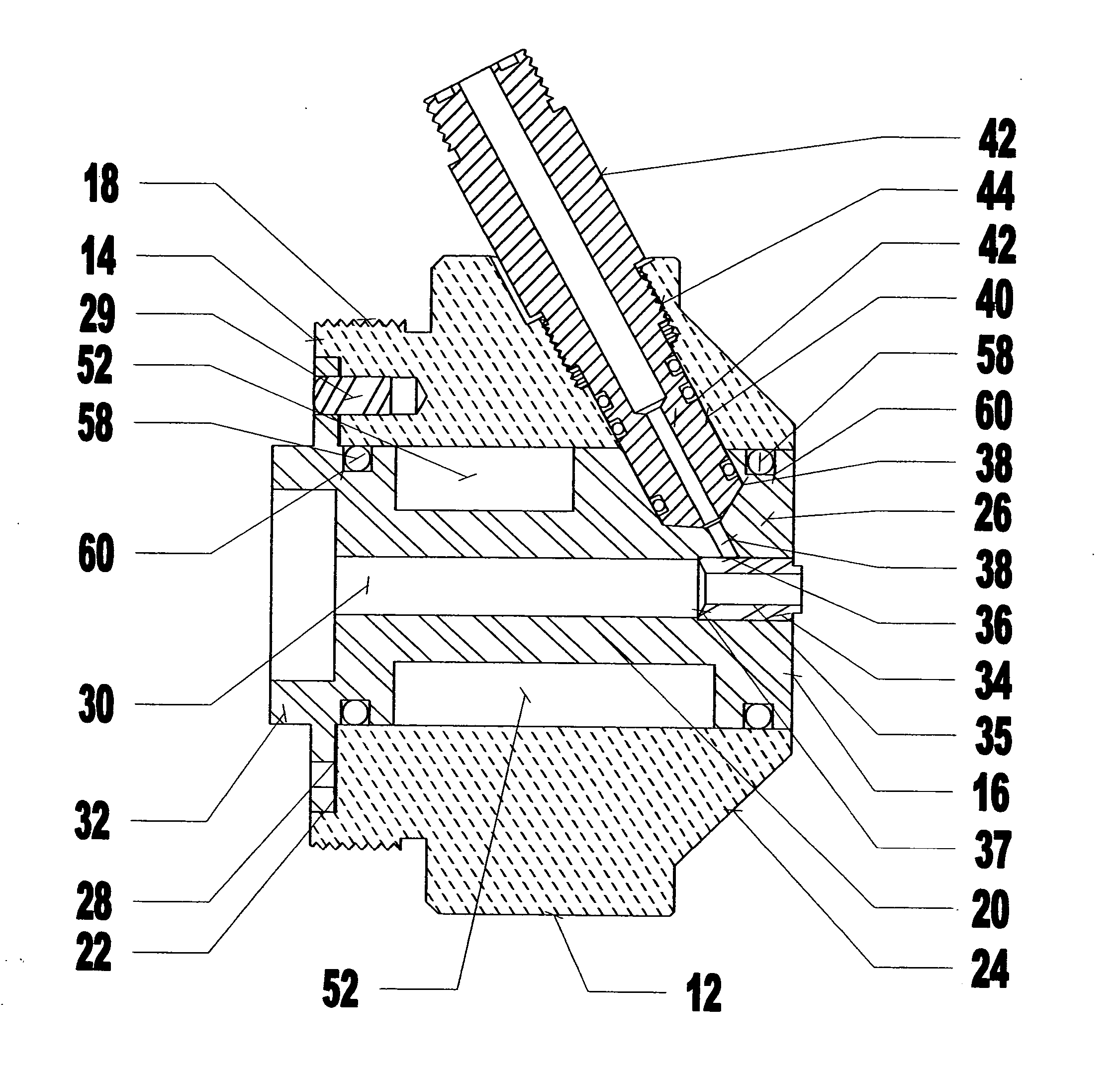 Nozzle for use with thermal spray apparatus