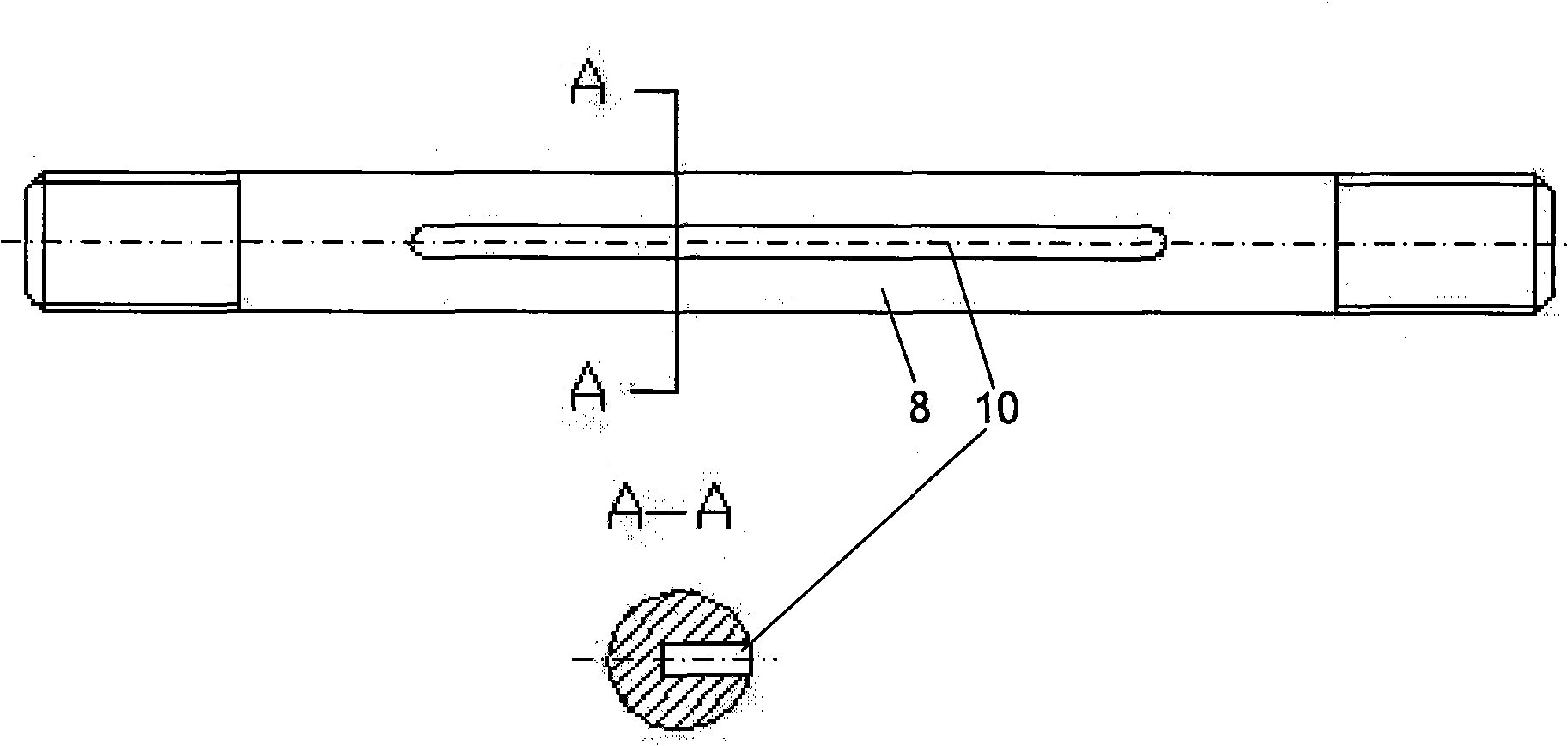 Resistor strain type apparatus for measuring diameter and its use method