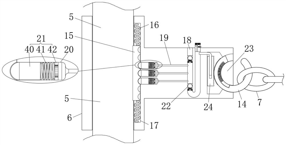 An engineering connection truss system with a fall protection net structure