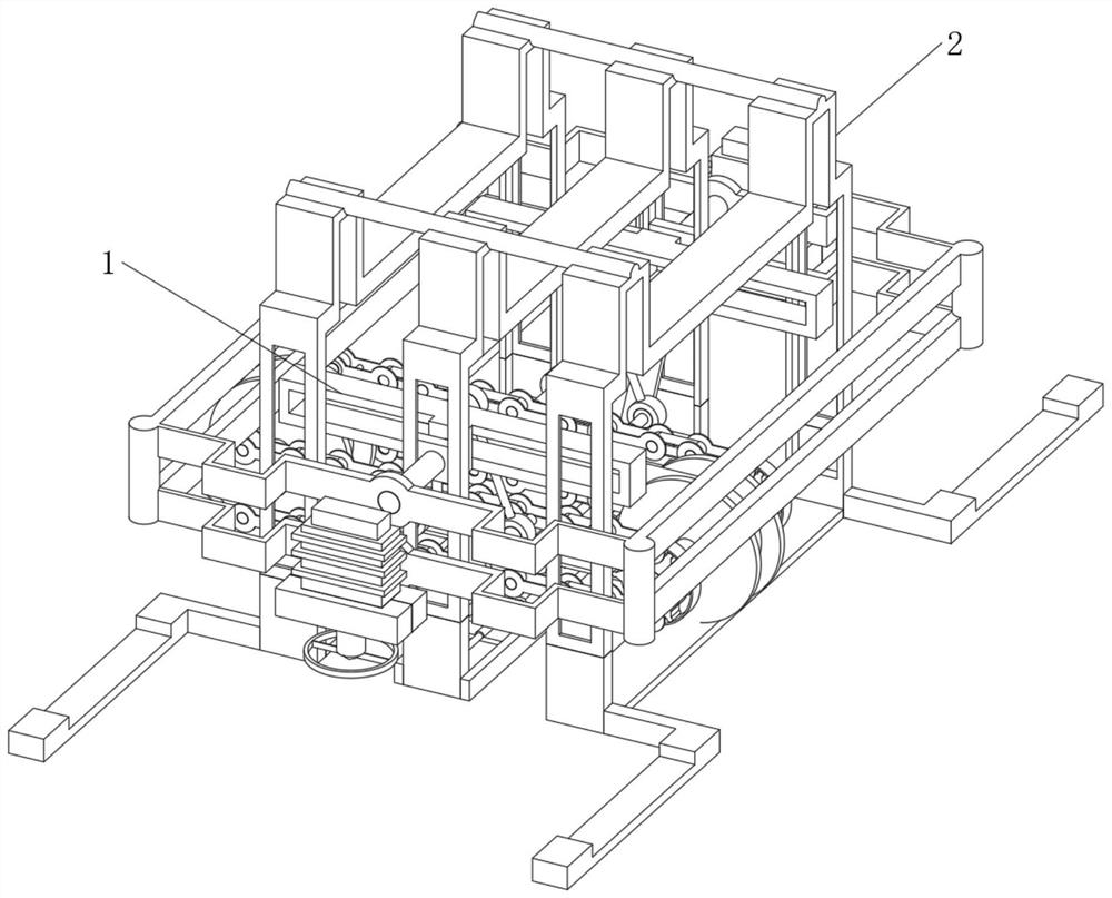 Indentation device for gear machining