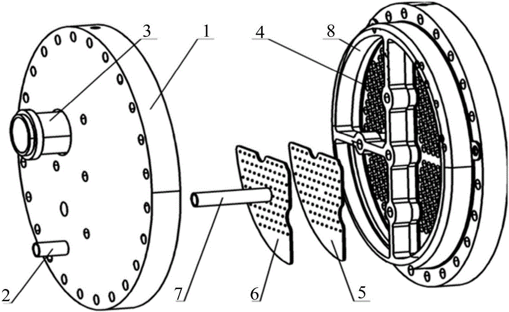 Air conditioner, dry-type shell-and-tube evaporator and refrigerant distributor assembly thereof