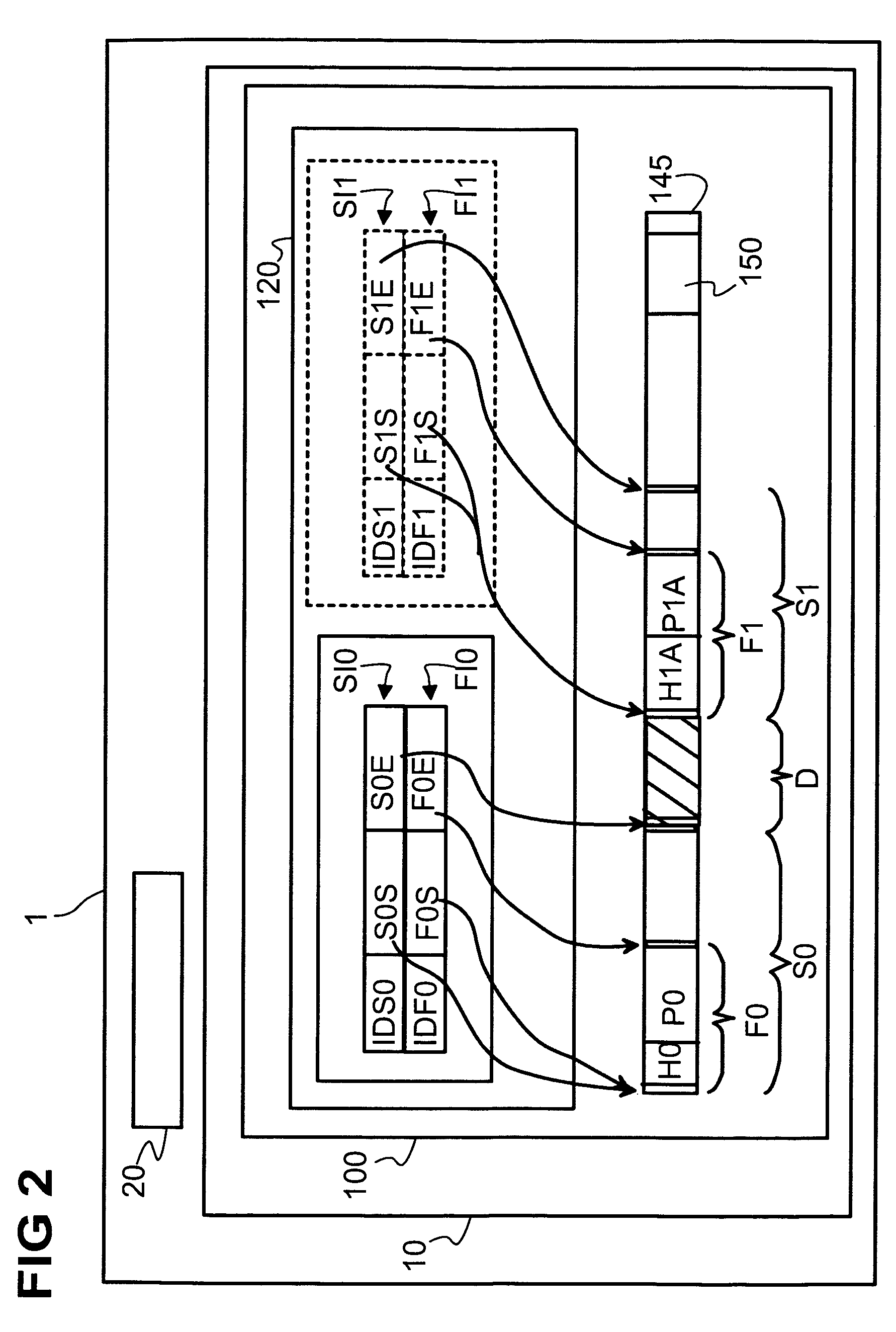 Method of storing and organizing files on a storage medium via a file system