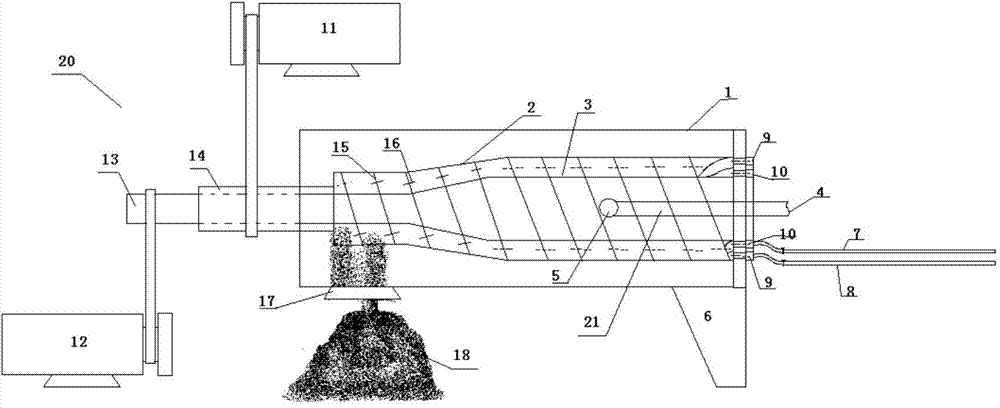 Oil-sludge-sand three-phase separation treatment system and application thereof