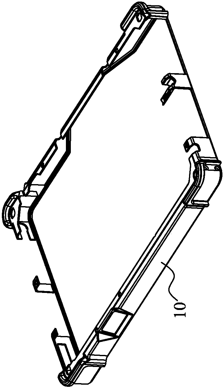 Slide block plastic injection structure