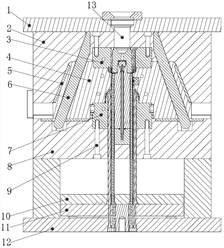 Motor seat mould of electric tool