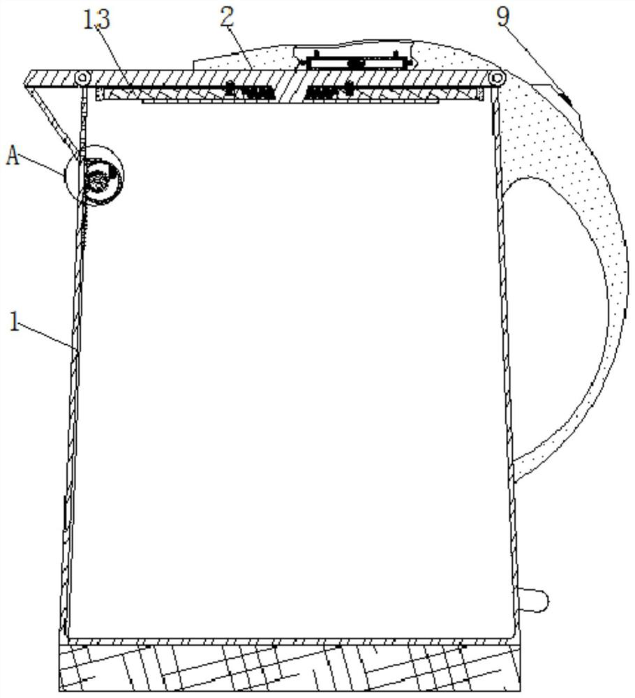 Safe use device for electric kettle