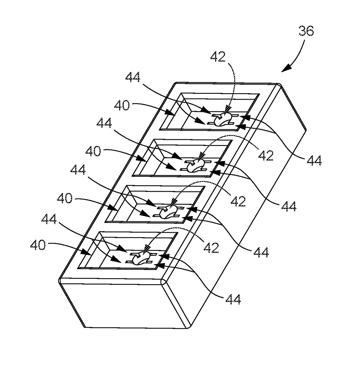 Furniture-mounted charging station