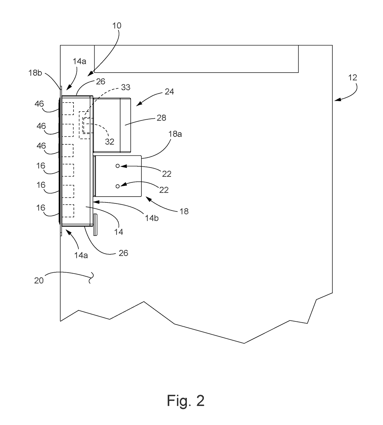 Furniture-mounted charging station