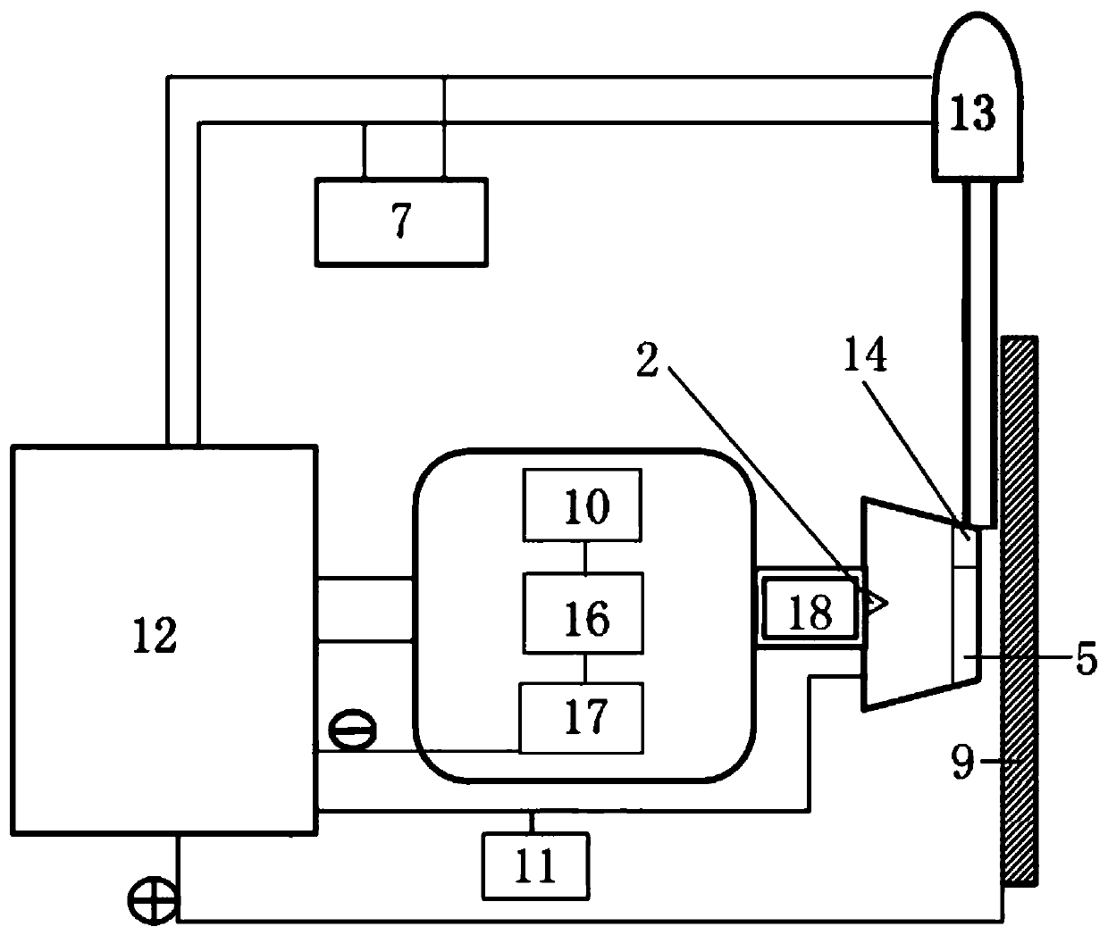 Silicon wafer surface grinding device