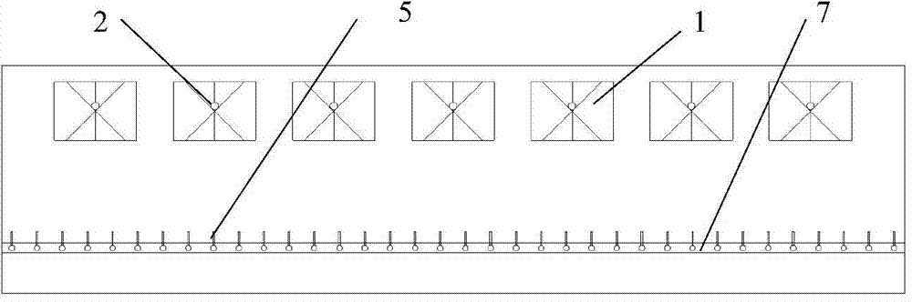 Ammonia-flue gas uniformly mixing device