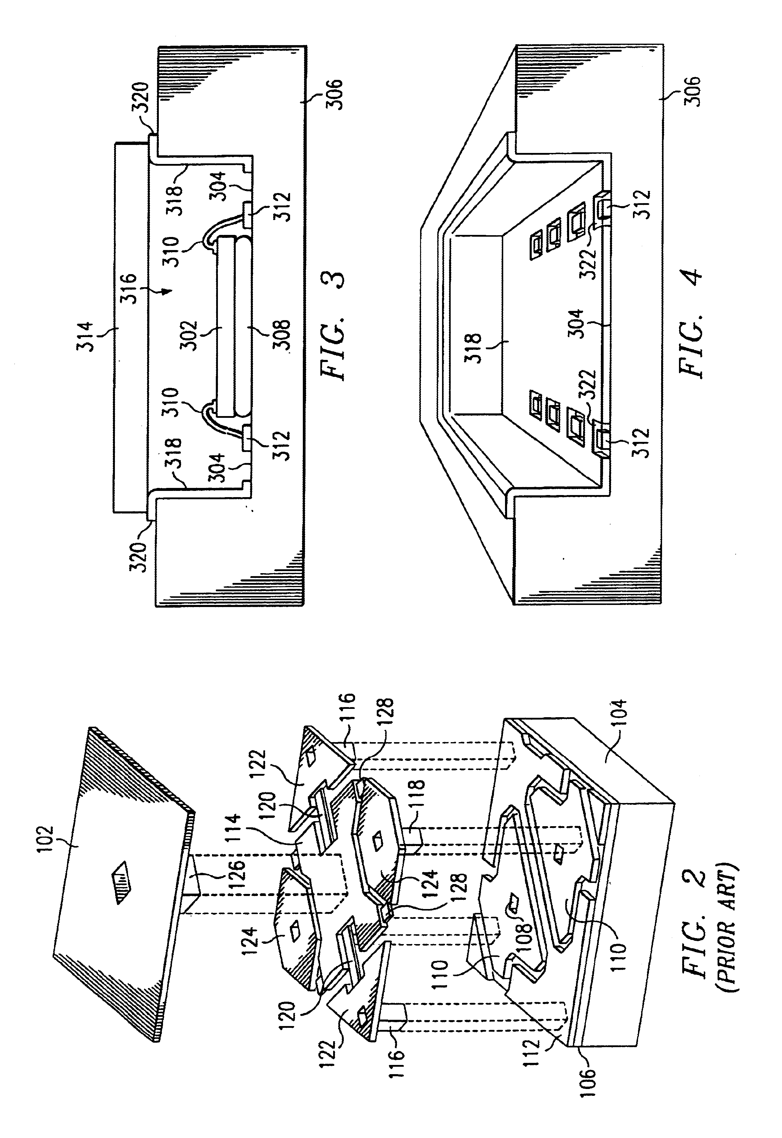 Masking layer in substrate cavity