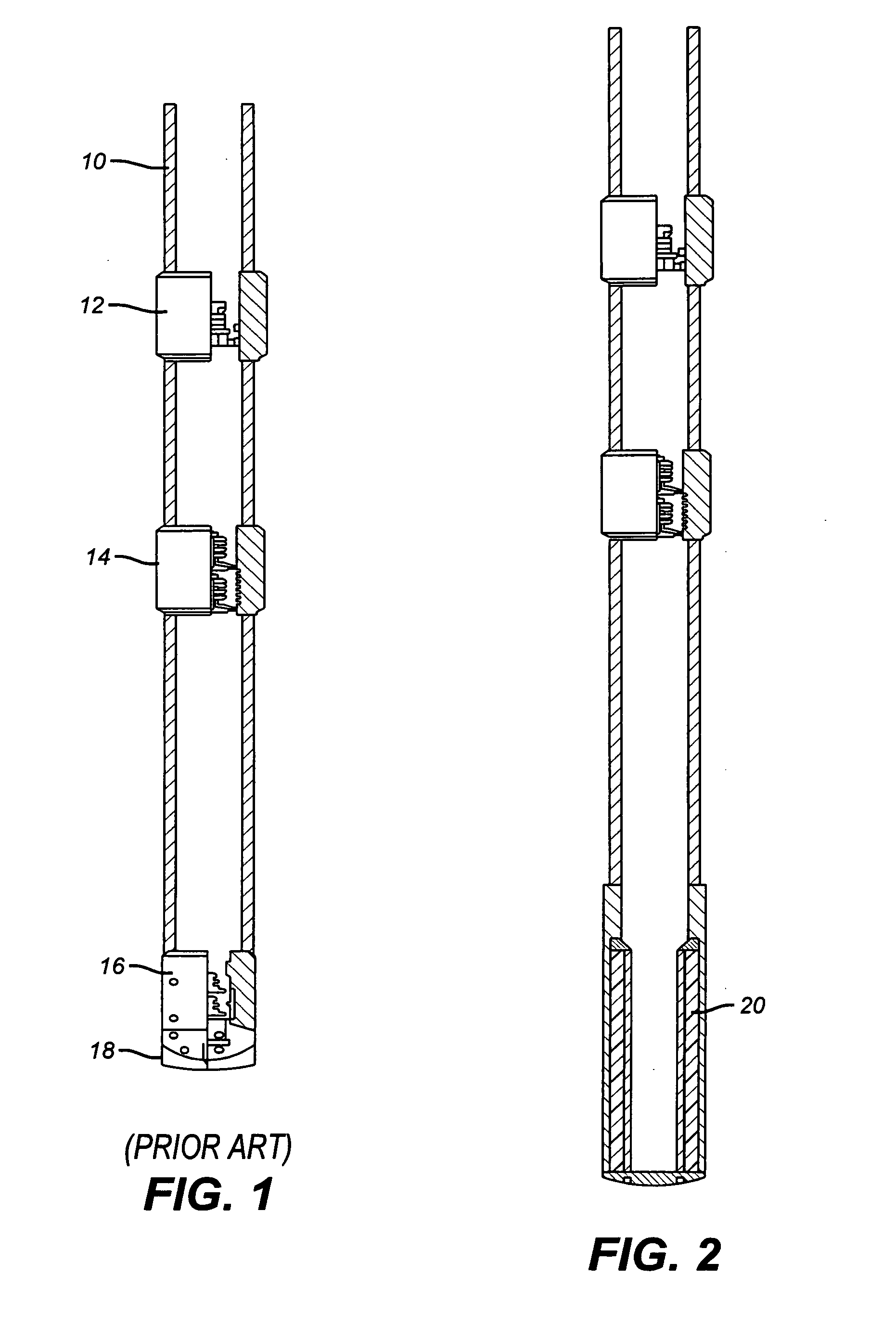 Shoe for expandable liner system and method