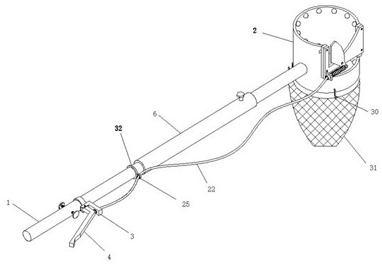 Handheld fruit picker for orchard