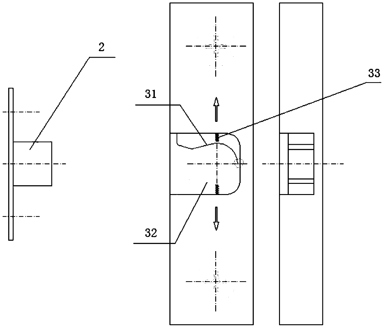 Outward-opening fireproof window locking structure