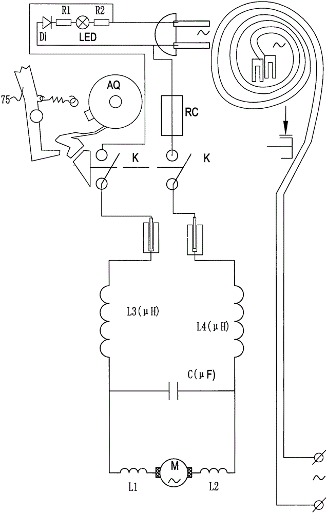 Lawn mower using logarithmic spiral cam twisting handle with equal pressure angle to heighten wheel carrier