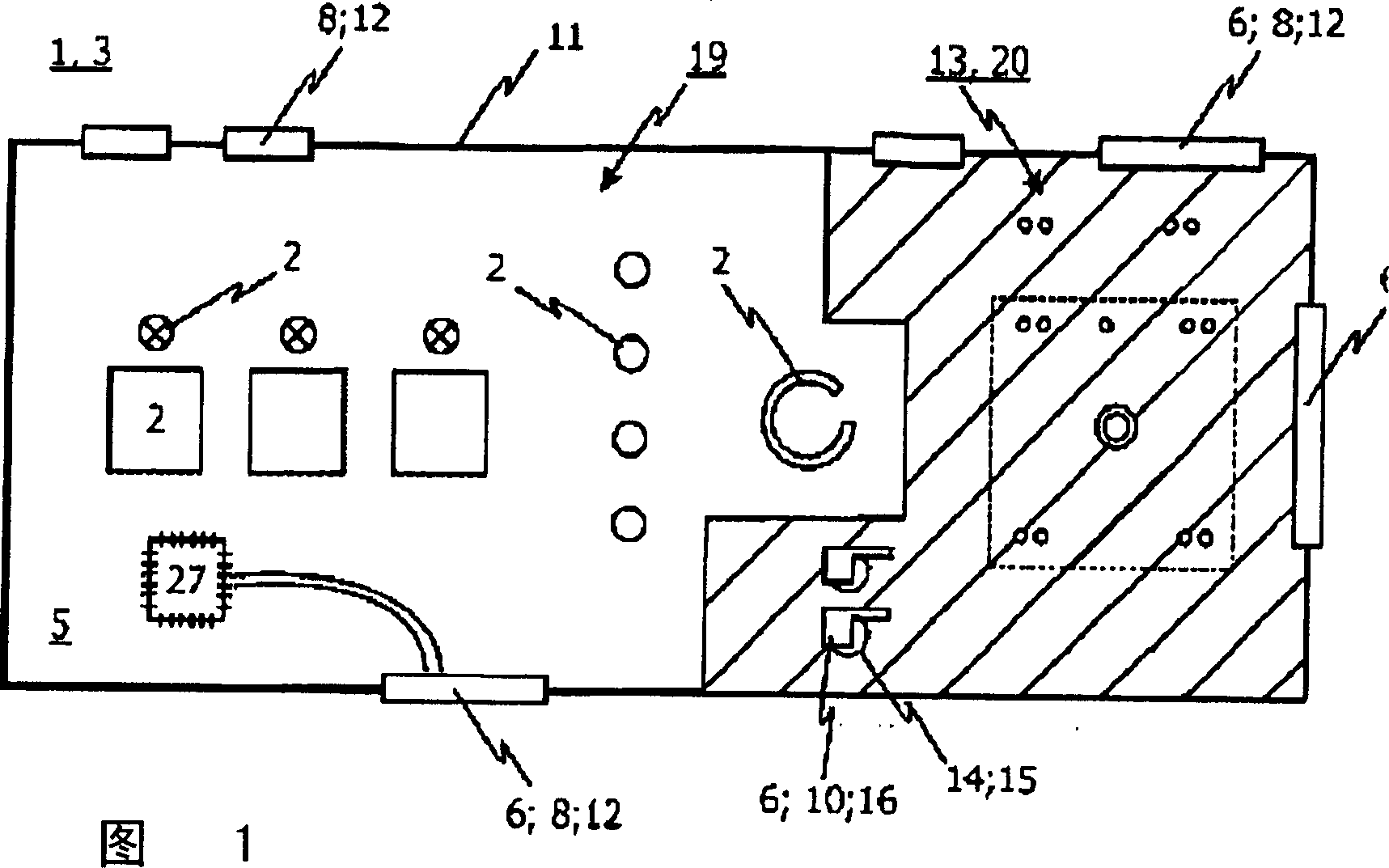 Electronic module and method for the production thereof
