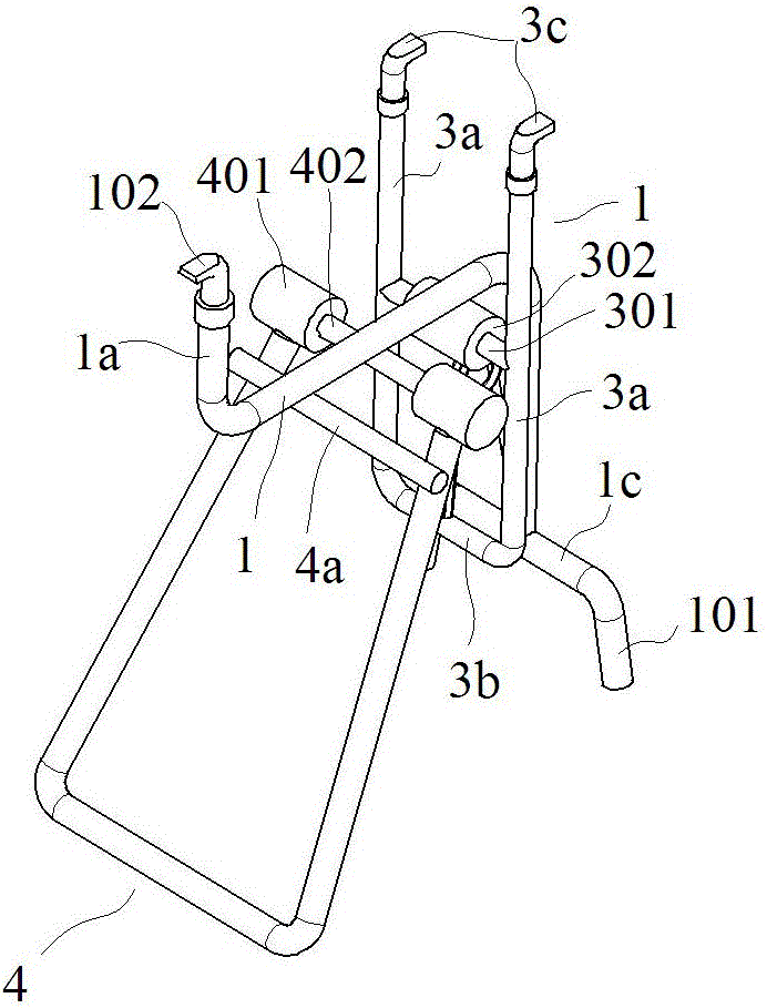 A car electrophoresis hood support device