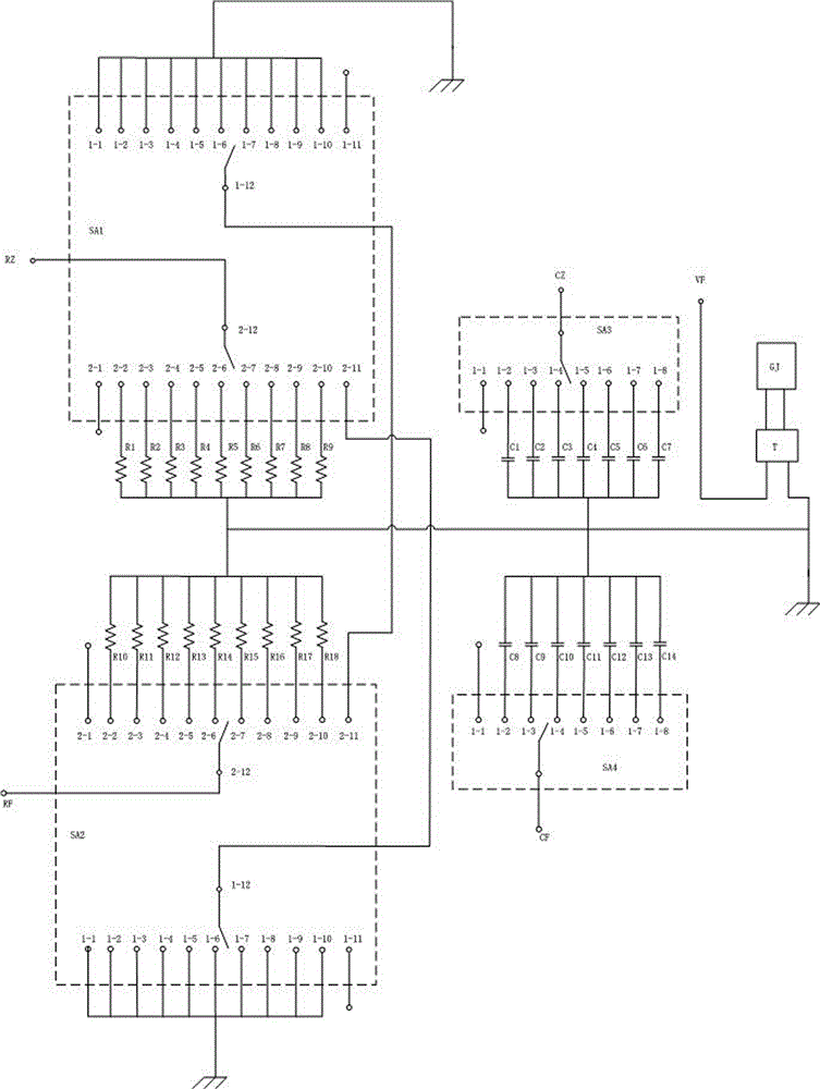 A ground fault simulation device for power DC system