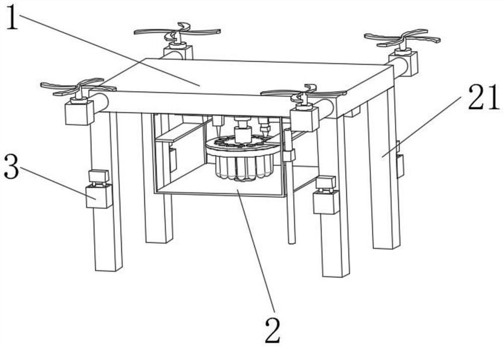 Remote sensing monitoring unmanned aerial vehicle sampling device and sampling method thereof