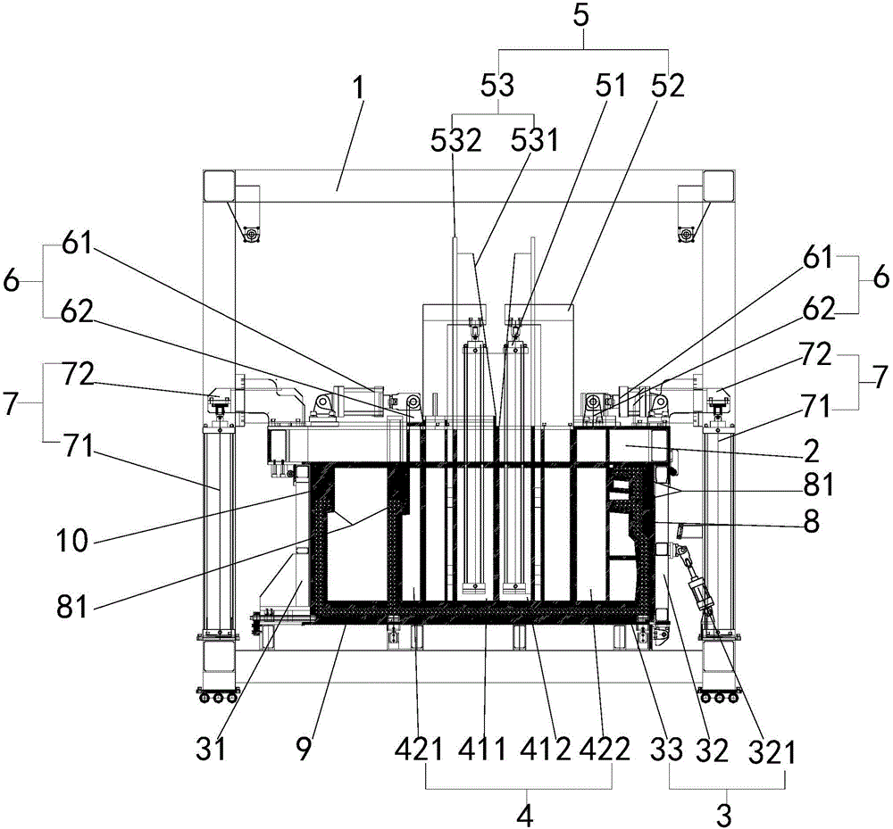 Integrated foaming mold and integrated foaming technique