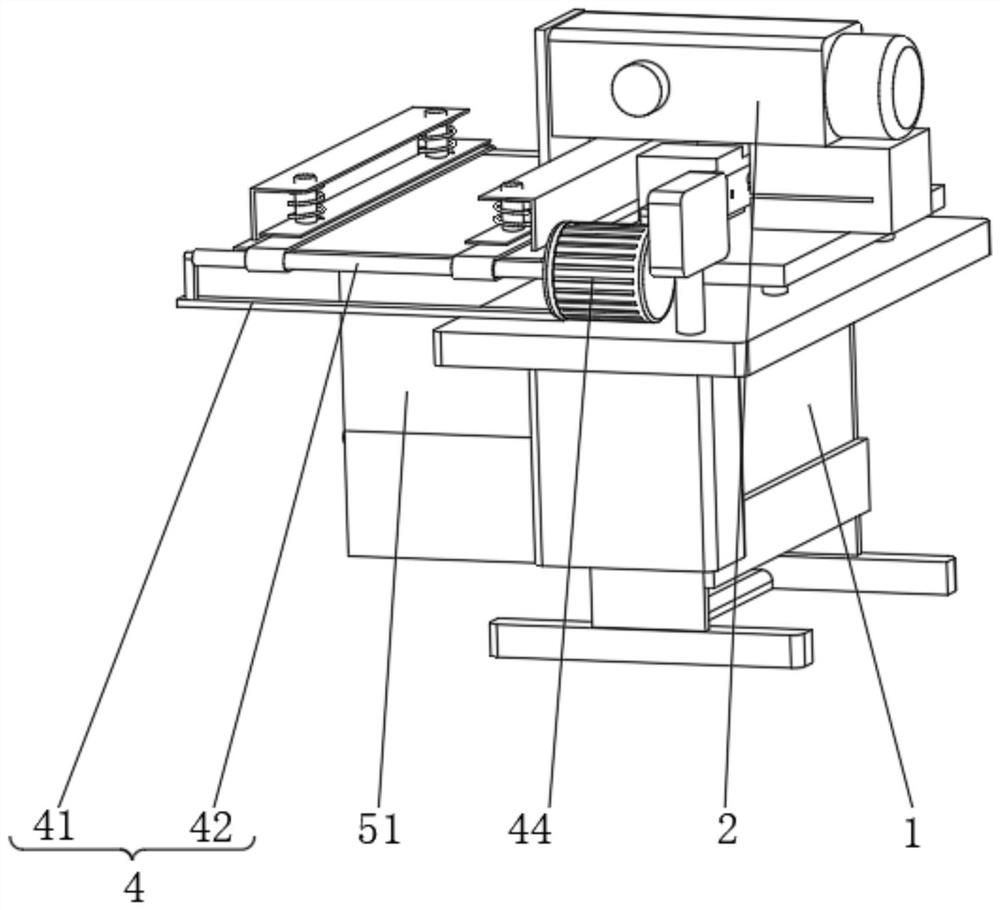 Material pressing and feeding device of sewing machine for processing vamp
