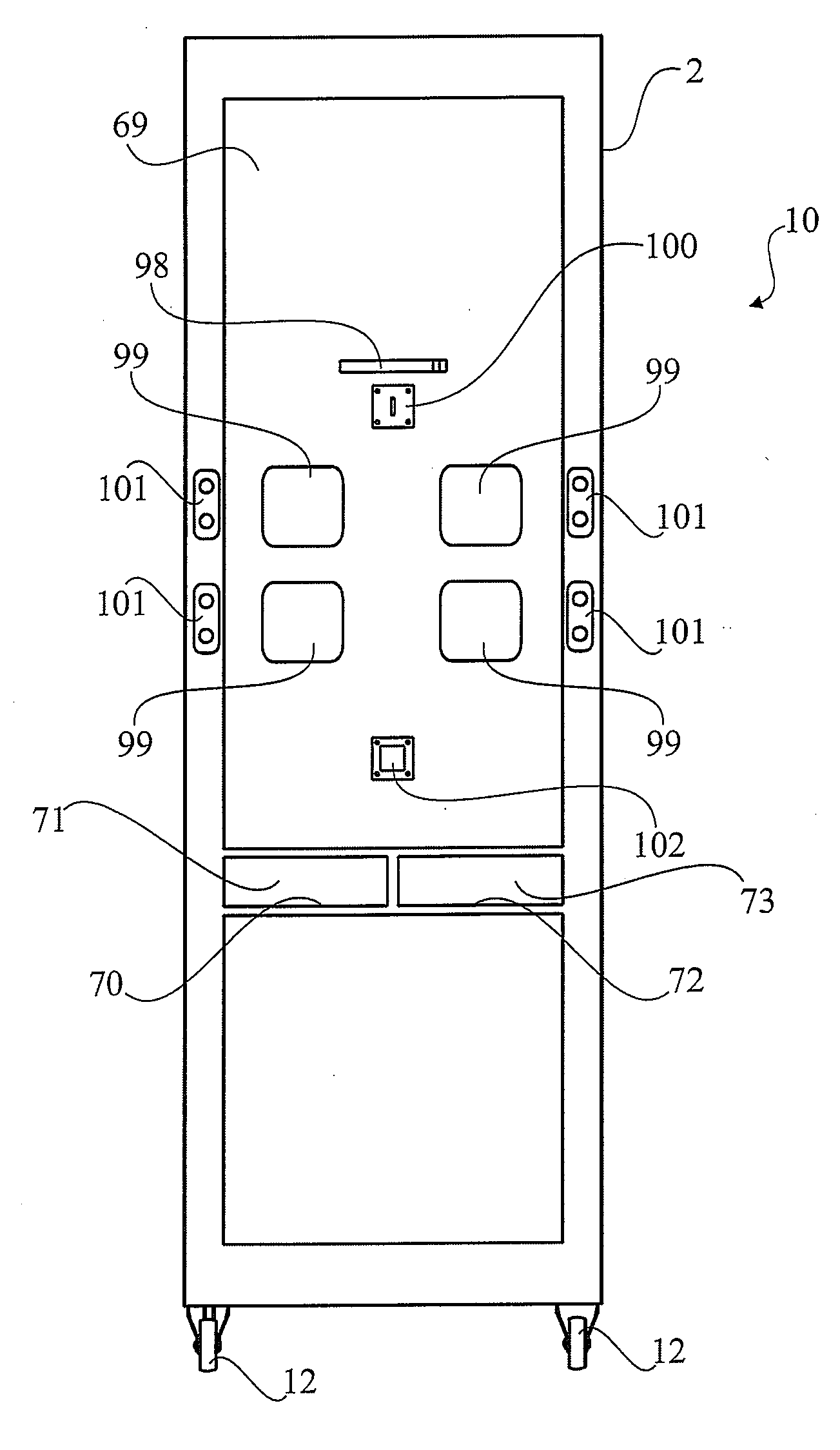Food Automate and Method for Automatically Supplying and Heating Food Packages
