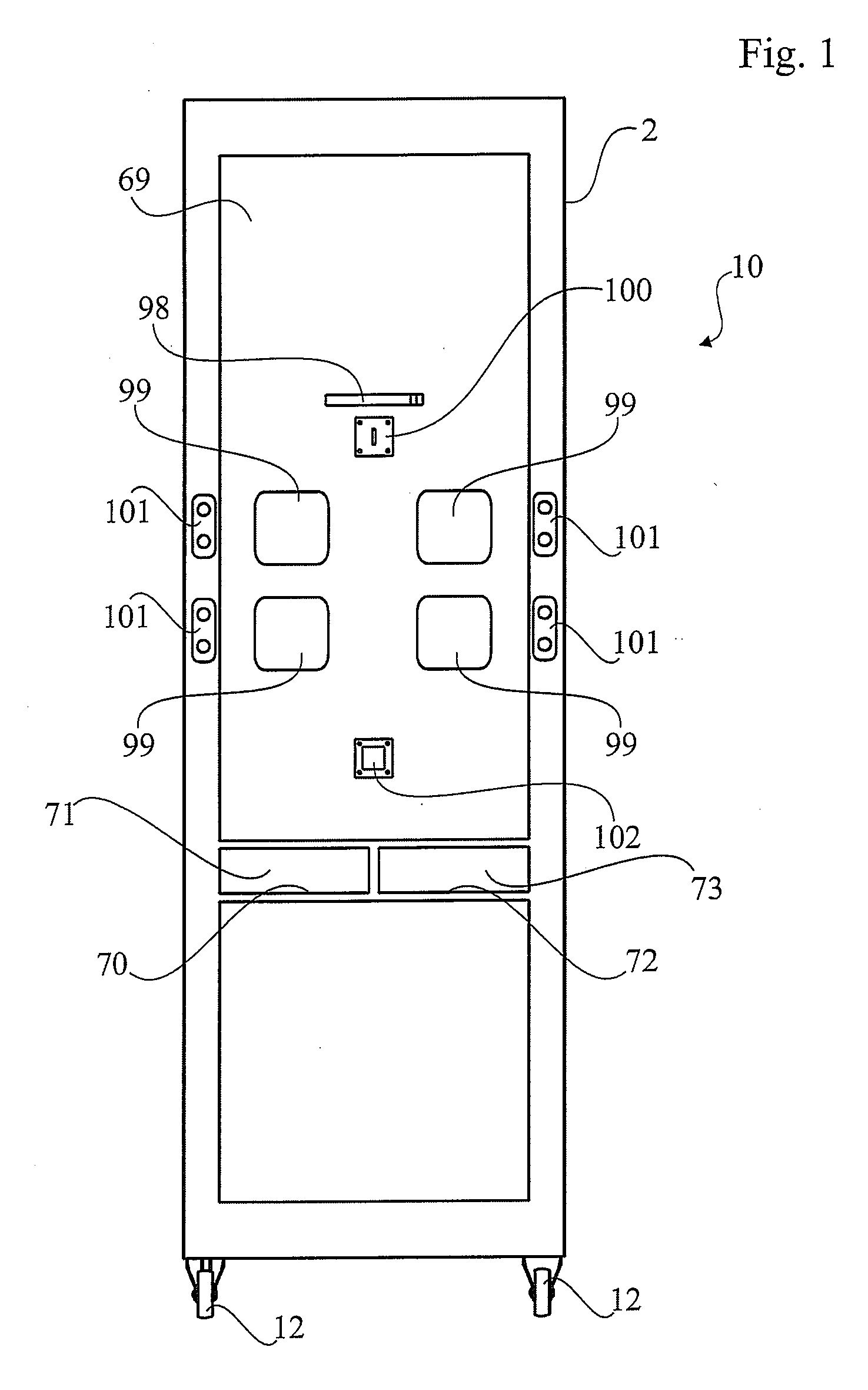 Food Automate and Method for Automatically Supplying and Heating Food Packages