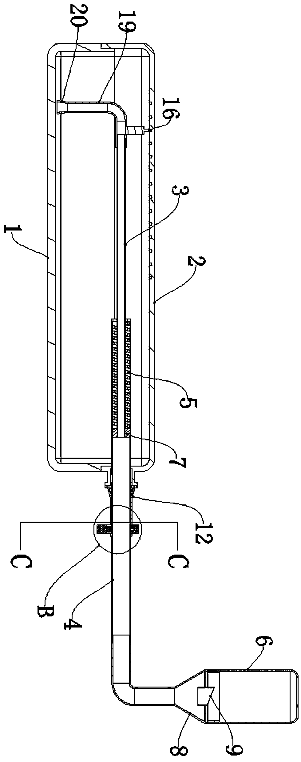 Microbial sample streak inoculation device and method