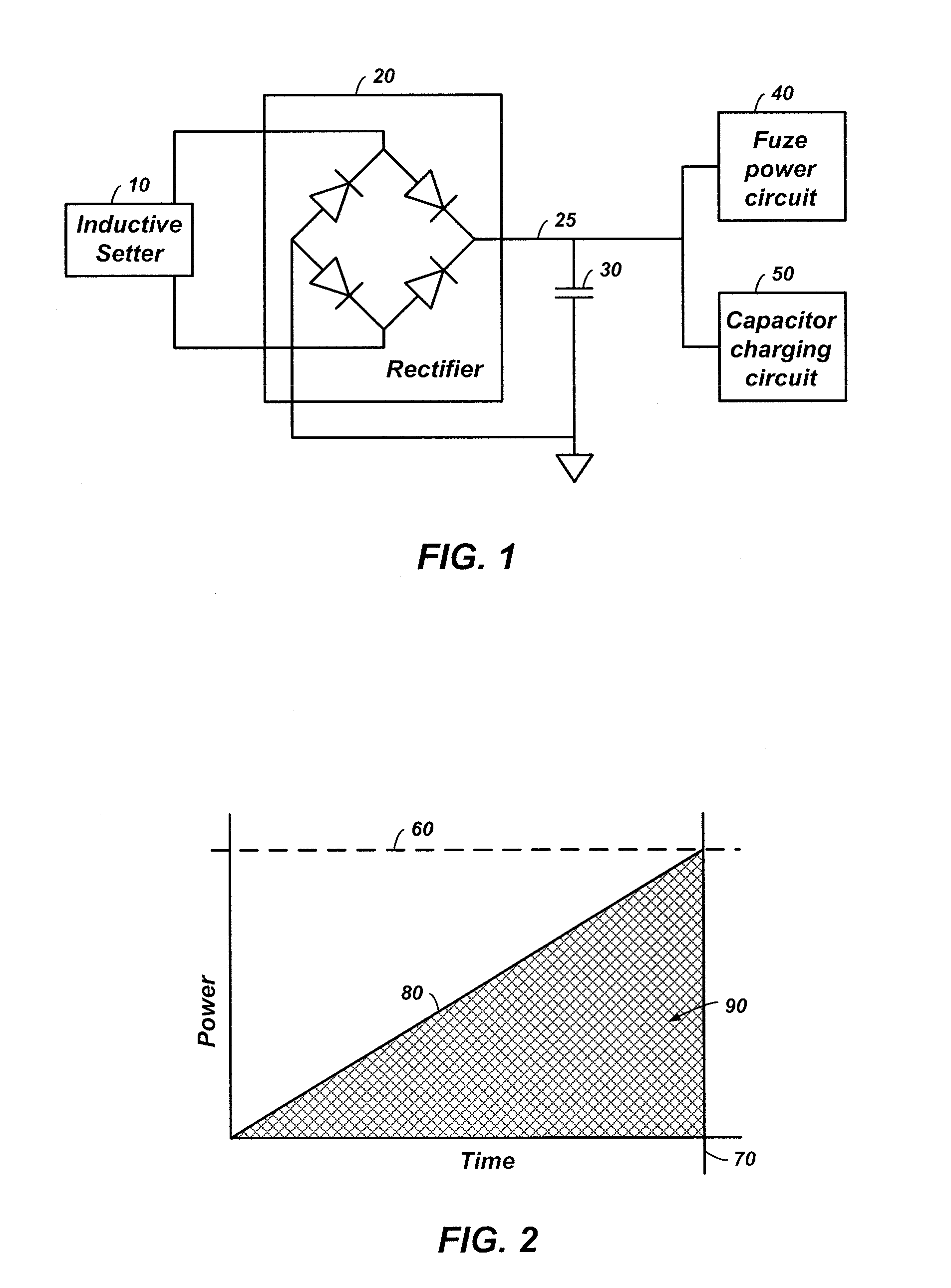 Methods and apparatuses for inductive energy capture for fuzes