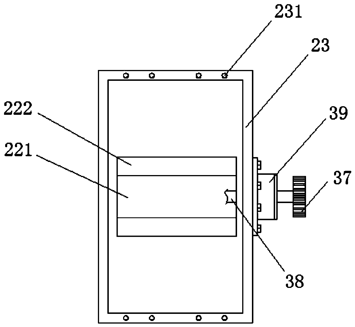 Vertical mill rotary airlock valve with good damping effect