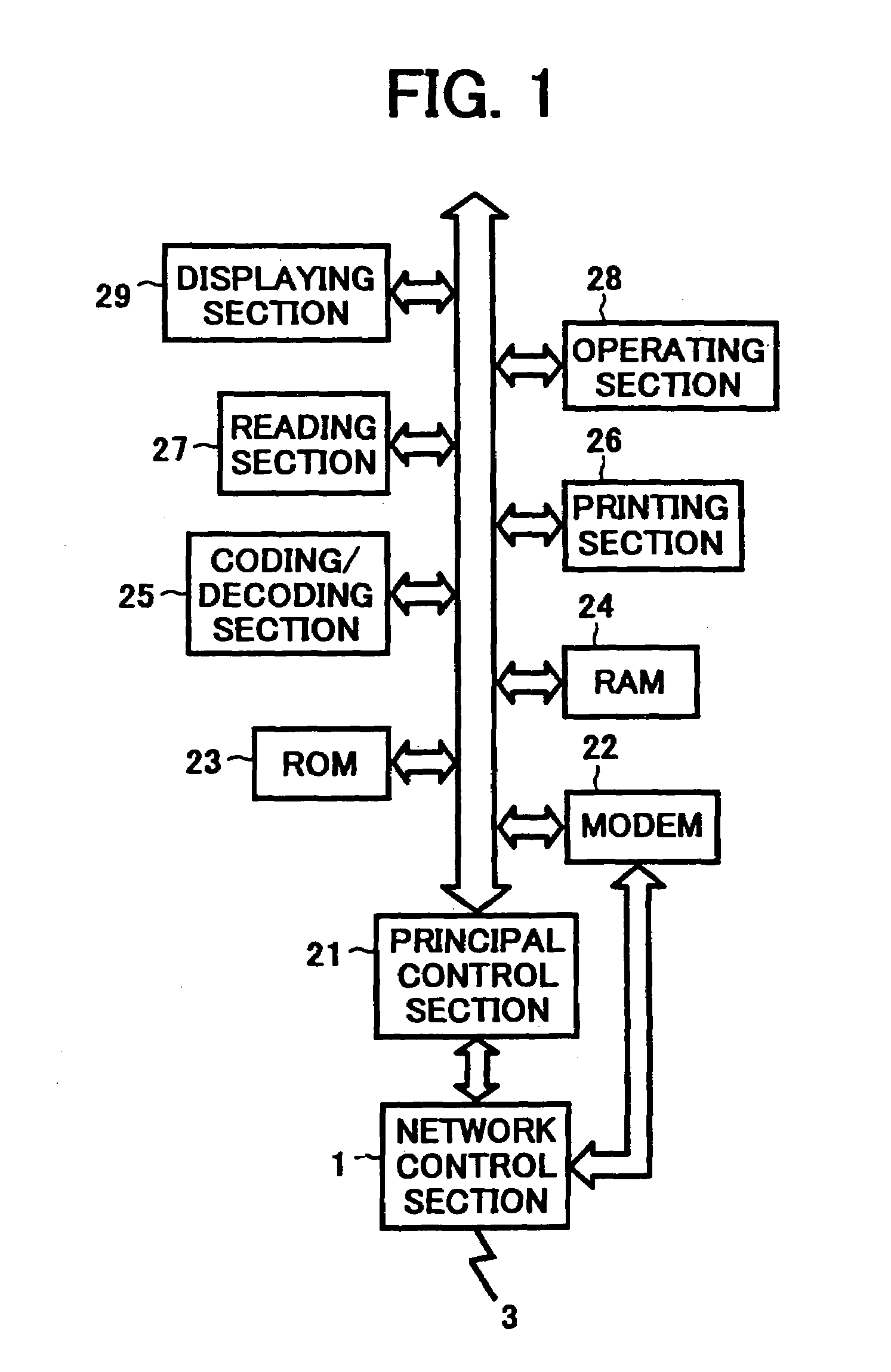 Network system and method for automatically interfacing with communication apparatus of different standard
