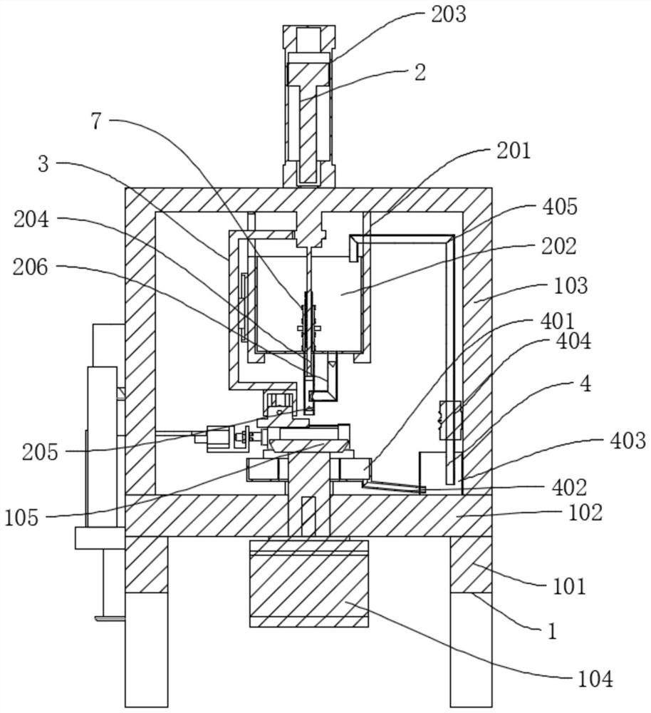 Glass powder filling device for wafer manufacturing and using method thereof